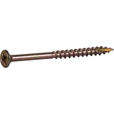 ESSVE 557145 Sokkeliruuvi 3,4 mm Ø, keltakromattu, PH2