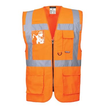 Portwest Berlin Executive Väst Hi-Vis orange