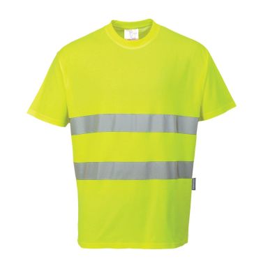 Portwest Comfort T-skjorte Hi-Vis gul