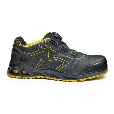 Base K-Rush Vernesko S1P HRO SRC, svart/gul