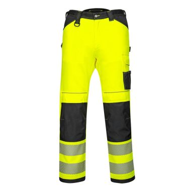 Portwest PW3 Arbeidsbukse Hi-Vis gul