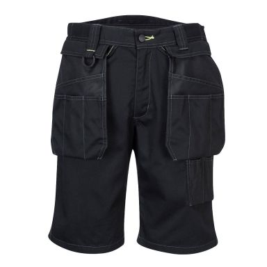 Portwest PW3 Arbeidsshorts med hylsterlommer svart