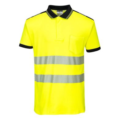 Portwest PW3 Pikéskjorte Hi-Vis gul