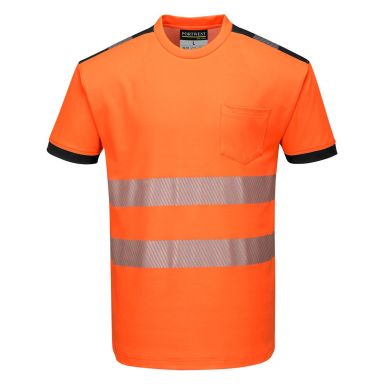 Portwest PW3 T-skjorte Hi-Vis oransje