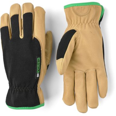 Hestra Job 73010-7 Kobolt Tan Montagehanske naturfarget geiteskinn, svart/brun