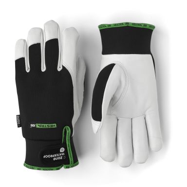 Hestra Job 74160-10 Kobolt Czone Winter Flex Vinterhandske vanntett, svart/hvit
