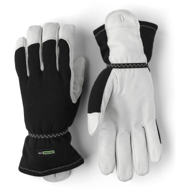 Hestra Job 74790-11 Arc Light Winter Lysbuehanske foret, svart/hvit