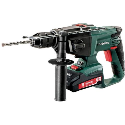 1110397 Metabo SBE 18 LTX Slagborrmaskin med 2,0Ah batterier och laddare