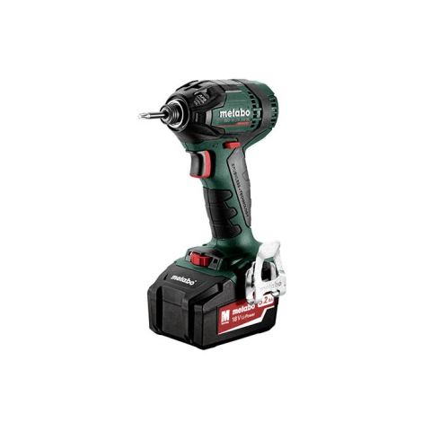 1110445 Metabo SSD 18 LTX 200 BL Slagskruvdragare med 5,2Ah batterier och laddare