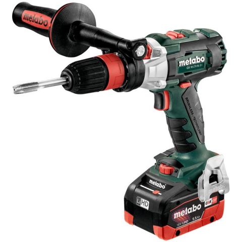 1110795 Metabo GB 18 LTX BL Q I Borrskruvdragare med 5,5Ah batterier och laddare