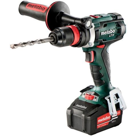 1110891 Metabo BS 18 LTX QUICK Borrskruvdragare med 4,0Ah batterier och laddare