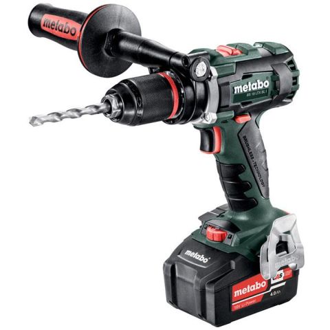 1110911 Metabo BS 18 LTX BL I Borrskruvdragare med 4,0Ah batterier och laddare