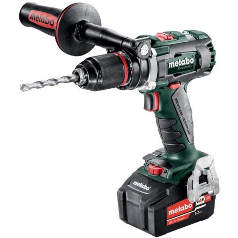 1110912 Metabo BS 18 LTX BL I Borrskruvdragare med 5,2Ah batterier och laddare