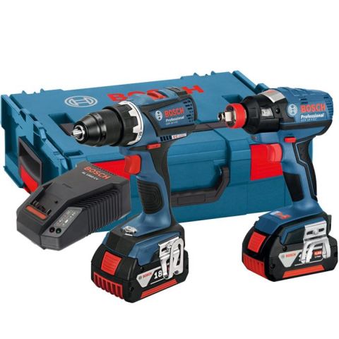 GSR 18 V EC GDX 18 V EC Bosch Verktygspaket | Proffsmagasinet Bosch GSR 18V EC + GBH 18V 20 Verktygspaket + Borrhammare