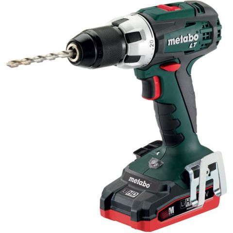 1110015 Metabo BS 18 LT Borrskruvdragare med 3,5Ah batterier och laddare