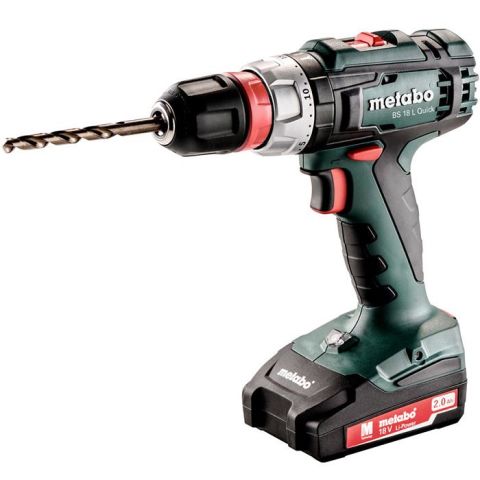 1110017 Metabo BS 18 L Quick Borrskruvdragare med 13mm chuck