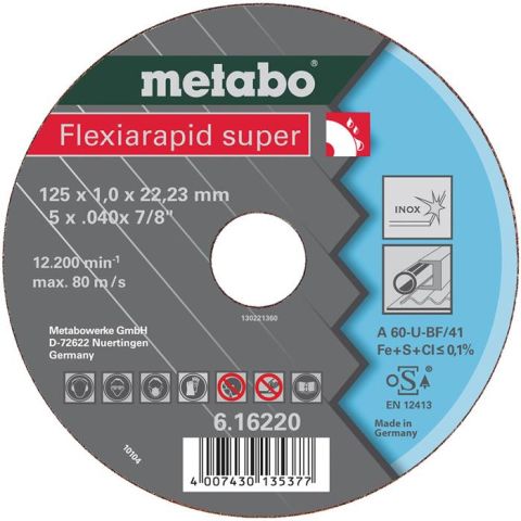 1110070 Metabo 616228000 Kapskiva