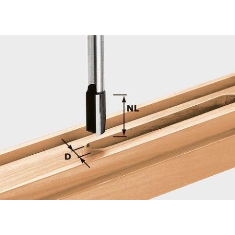 1120604 Festool HW S8 D18/30 Notfräs 8mm spindel