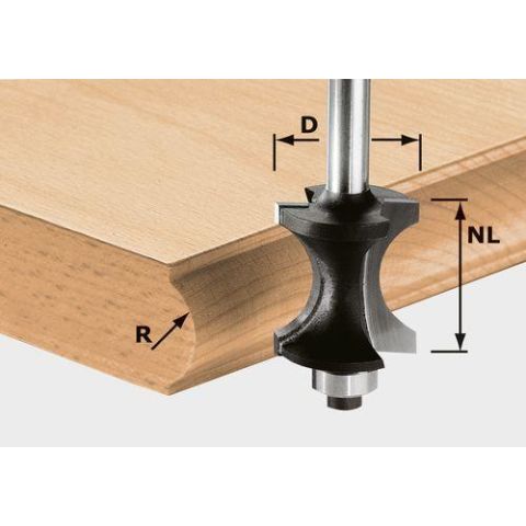 1120724 Festool HW S8 D30/28 Halvstavsfräs 8mm spindel