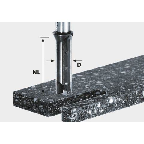 1120712 Festool HW S12 D14/45 WM Notfräs med vändskär, 12mm spindel