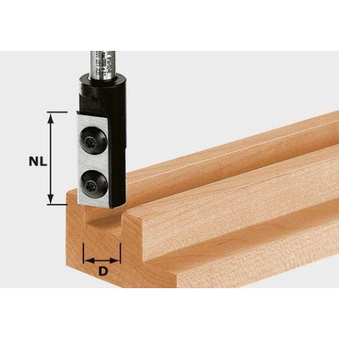 1120693 Festool HW S8 D12/30 WP Z1 Notfräs med vändskär, 8mm