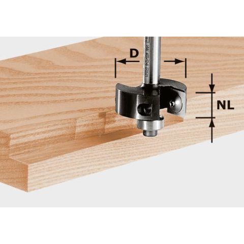 1120695 Festool HW S8 D38/12 Vändskärsfalsfräs 8mm HW-skaft