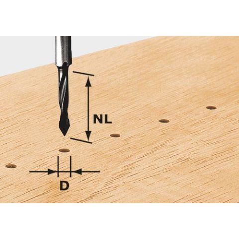 1120677 Festool HW S8 D5/30 Borrfräs 8mm spindel