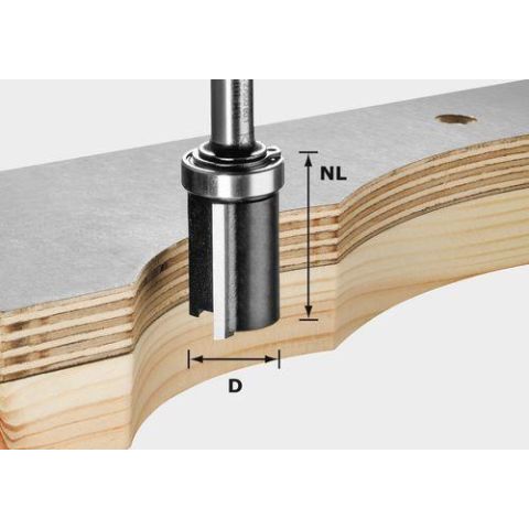 1120655 Festool HW S8 D19/NL25 Kantfräs 8mm spindel