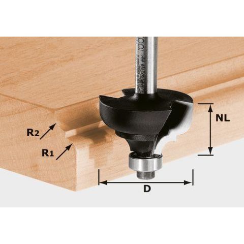 1120658 Festool HW S8 D36,7/R6/R6 Multiprofilfräs 8mm spindel