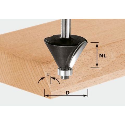 1120652 Festool HW S8 D36/45° Fasfräs 8mm spindel