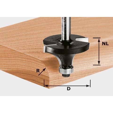 1120638 Festool HW S8 D16,7/R2 KL Avrundningsfräs 8mm spindel