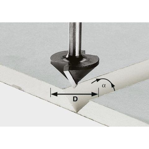 1120632 Festool HW S8 D12,5/45° Gipskartongfräs 8mm spindel