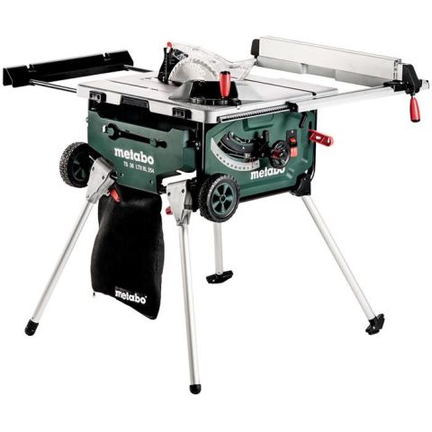 1110206 Metabo TS 36 LTX BL 254 Bordscirkelsåg med 6,2Ah batterier och laddare