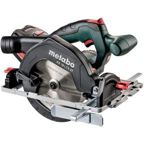 1110209 Metabo KS 18 LTX 57 Cirkelsåg med 5,2Ah batterier och laddare