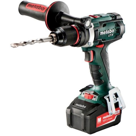1110279 Metabo BS 18 LTX Impuls Borrskruvdragare med 4,0Ah batterier och laddare