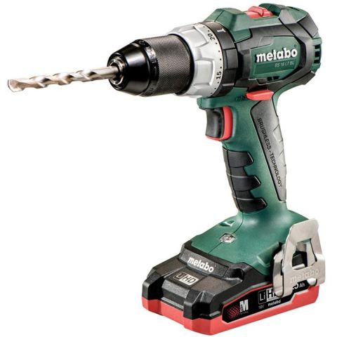 1110373 Metabo BS 18 LT BL Borrskruvdragare med 3,5Ah batterier och laddare