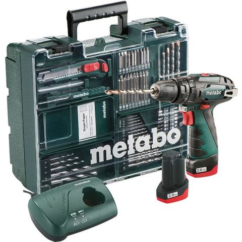 1110364 Metabo Powermaxx SB Basic Slagborrmaskin med tillbehörskit, batterier och laddare