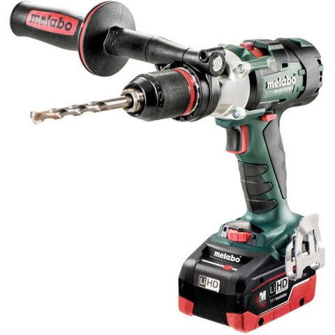 1110475 Metabo SB 18 LTX-3 BL I Slagborrmaskin med 5,5Ah batterier och laddare