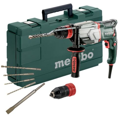 1110414 Metabo UHE 2660-2 Quick Set Multihammare med SDS-plus mejselsats, 10 delar