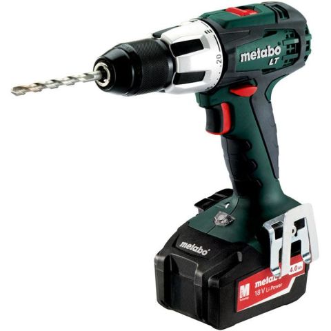 1110451 Metabo SB 18 LT Slagborrmaskin med 4,0Ah batterier och laddare
