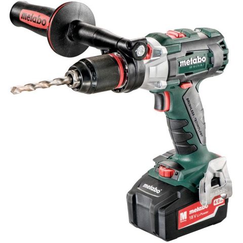1110471 Metabo SB 18 LTX BL I Slagborrmaskin med 4,0Ah batterier och laddare