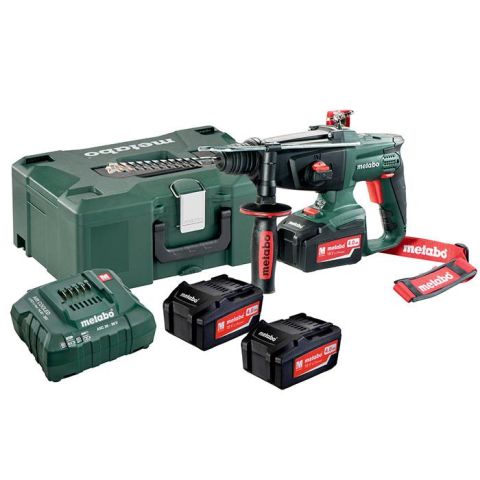 1110402 Metabo KHA 18 LTX SET Kombihammare med 4,0Ah batterier och laddare