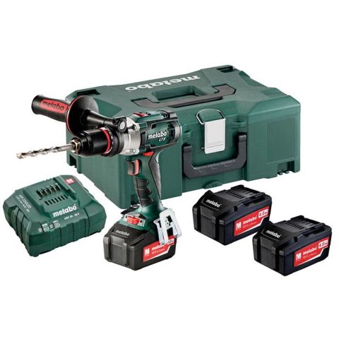 1110459 Metabo SB 18 LTX Impuls Set Slagborrmaskin med 4,0Ah batterier och laddare