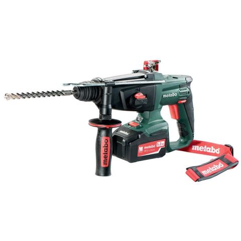 1110399 Metabo KHA 18 LTX Kombihammare med 5,2Ah batterier och laddare
