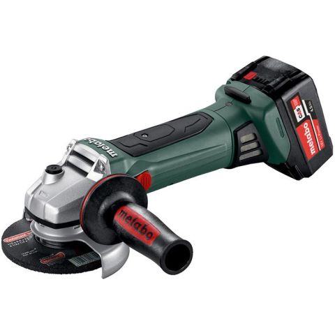 1110552 Metabo W 18 LTX 125 Quick Vinkelslip med 4,0Ah batterier och laddare