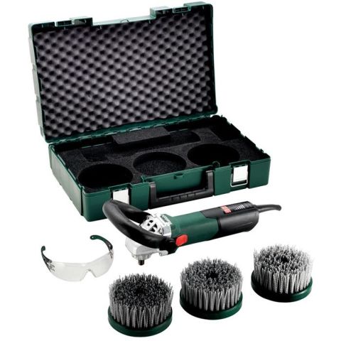 1110581 Metabo PE 15-25 SET Vinkelpolermaskin med förvaringslåda