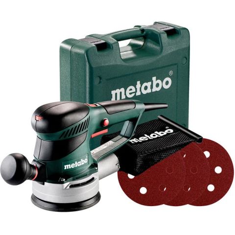 1110649 Metabo SXE 425 TURBOTEC SET Excenterslip med 12 slipark