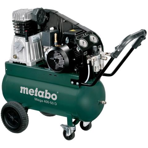 1110725 Metabo Mega 400-50 D Kompressor 50 liter