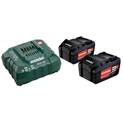1110840 Metabo Bas-set Laddpaket med 2 st 5,2Ah batterier och laddare