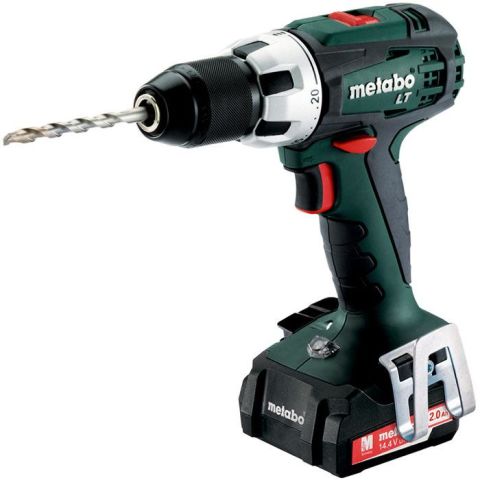 1110881 Metabo BS 14.4 LT COMPACT Borrskruvdragare med 2,0Ah batterier och laddare